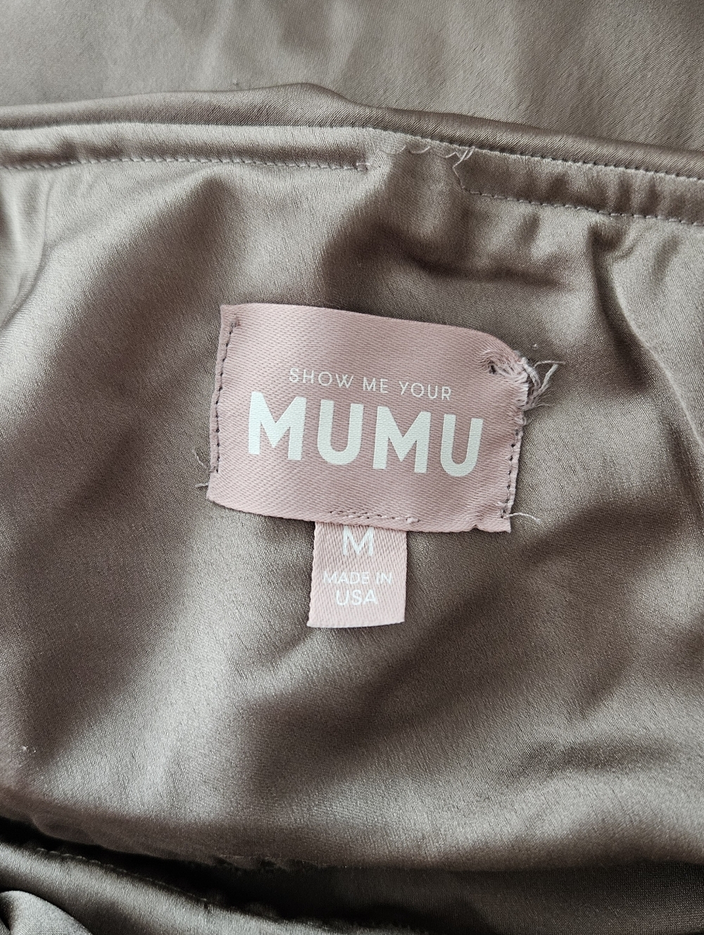Show me your MuMu Taylor tube dress Size M - Picture 7 of 7